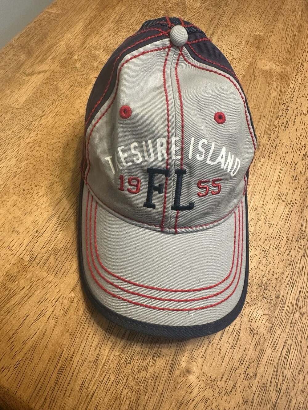 Sherry Resortwear Treasure Island FL 1955 Embroidered Trucker Hat Mesh Cap